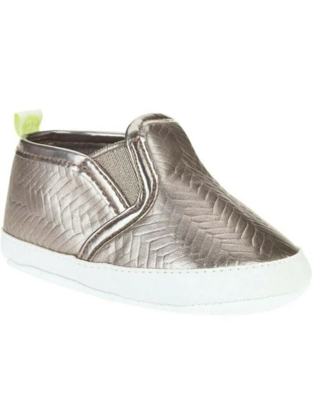 Stepping Stones by First Steps Baby Girl Metallic Slip-On Soft Sole Shoes 9-12M